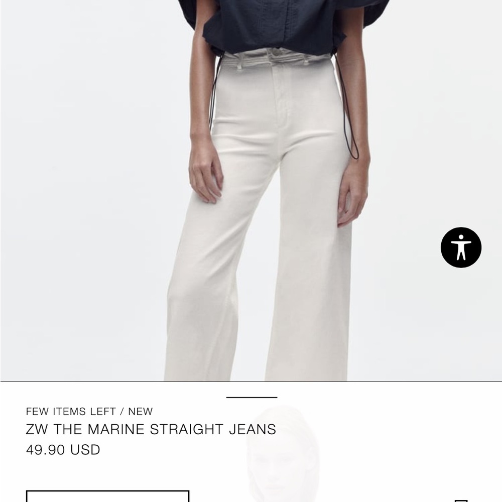 COPY - Brand new with tags Zara marine starlight pants